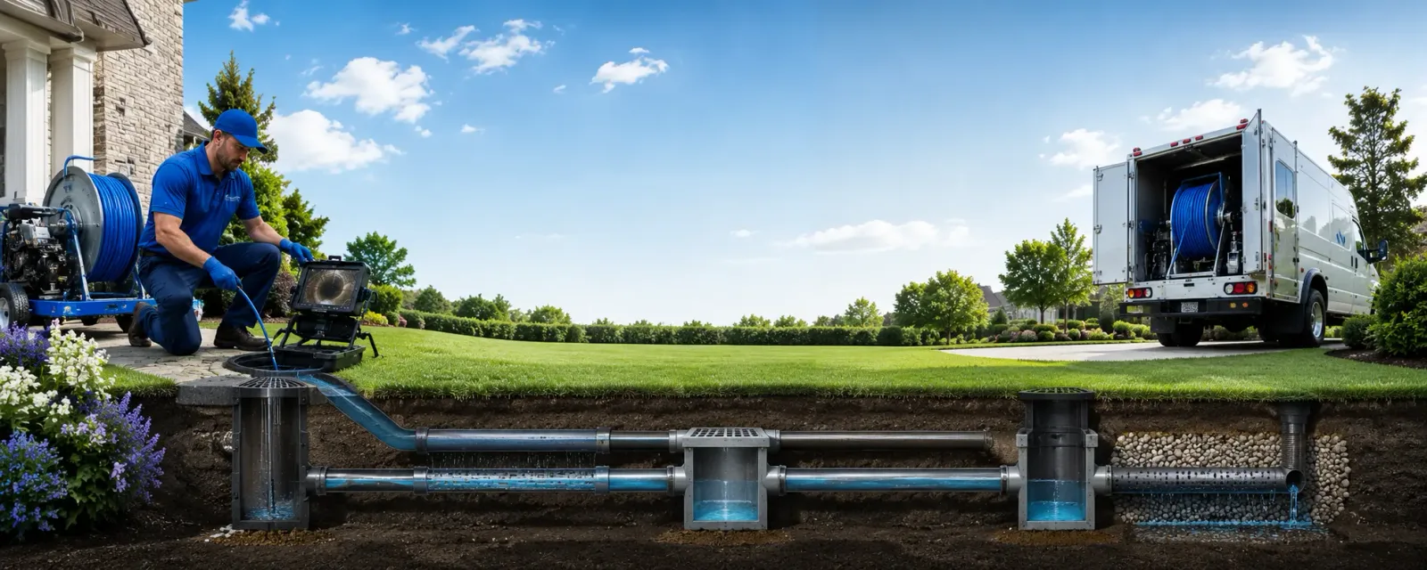 Outdoor drain cleaning information for Mason, OH